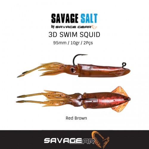 Amostra Savage Gear Swim Squid 95