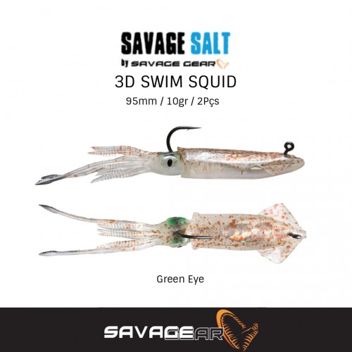 Amostra Savage Gear Swim Squid 95