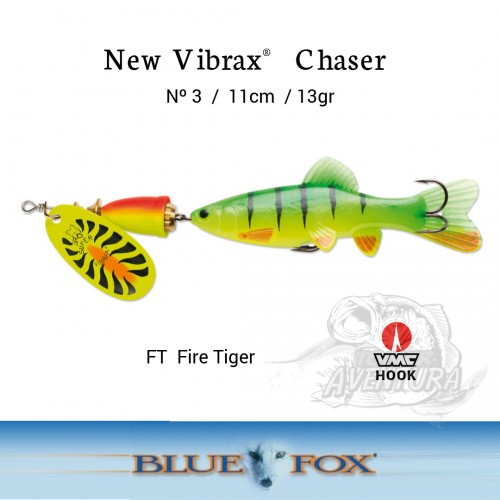 Amostra Blue Fox Vibrax Chaser 3