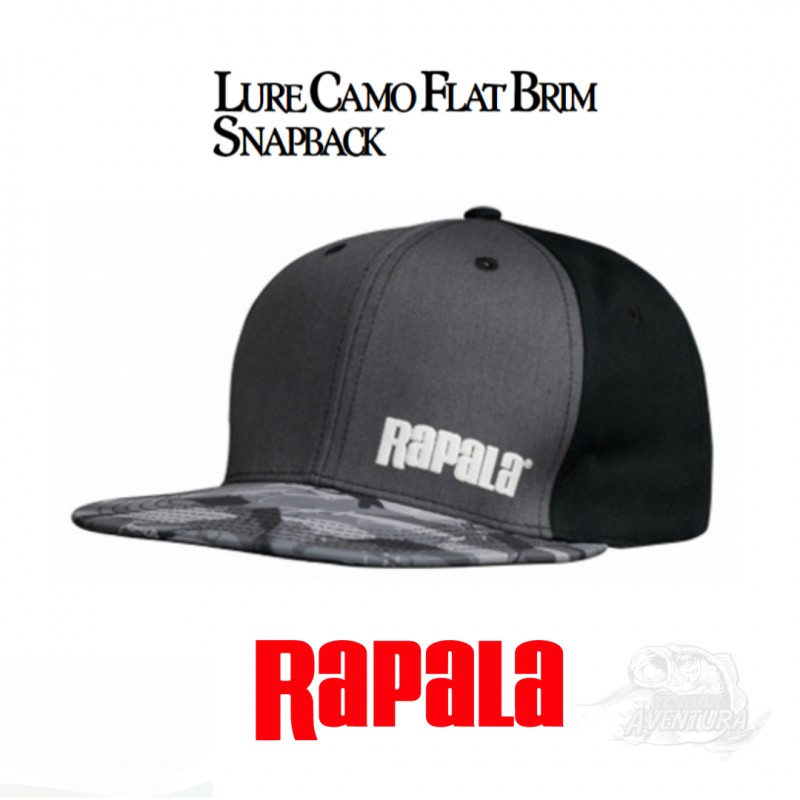 Chapeu Rapala Lure Camo Flat Brim Snaprack