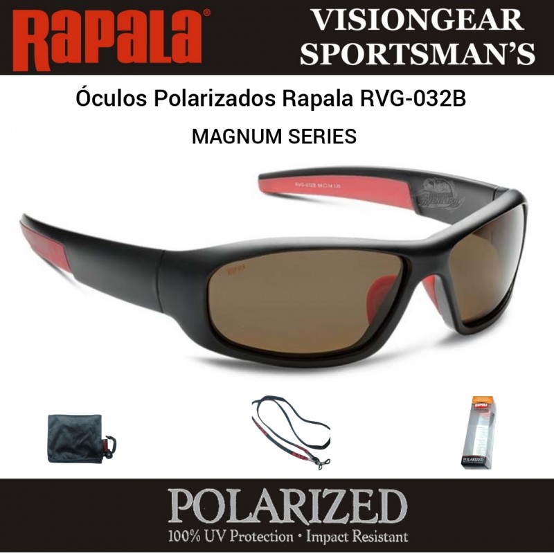 Óculos Polarizados Rapala  RVG-032B MAG