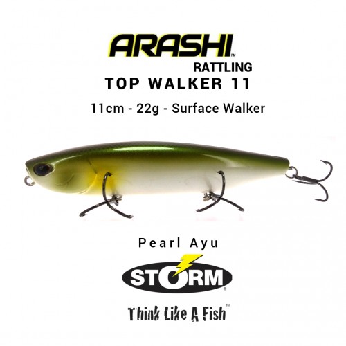 Amostra Storm Arashi Rattling Top Walker 11