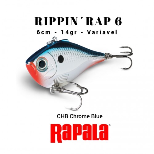 Amostra Rapala Rippin Rap 6
