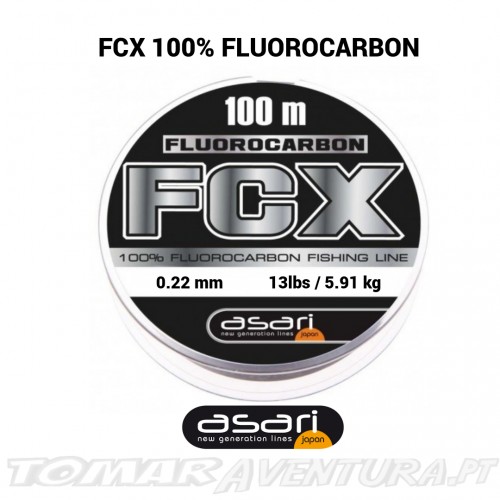 Linha 100% Fluorocarbono Asari FCX