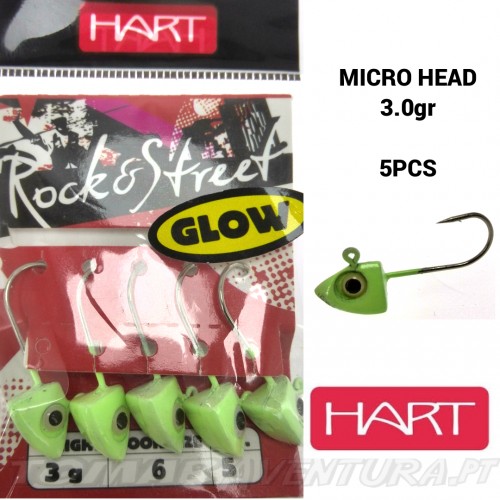 Hart Micro Jig Head Glow