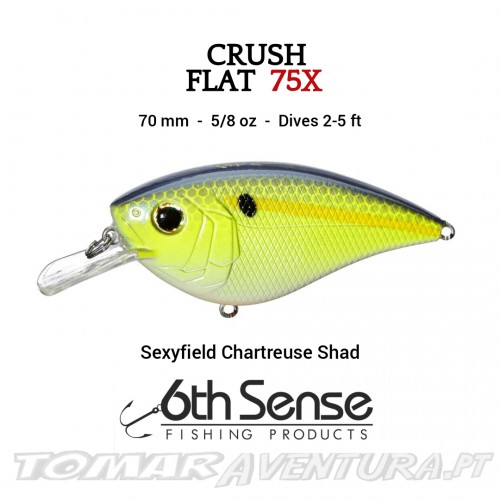 6th Sense Crush Flat 75X Crankbait