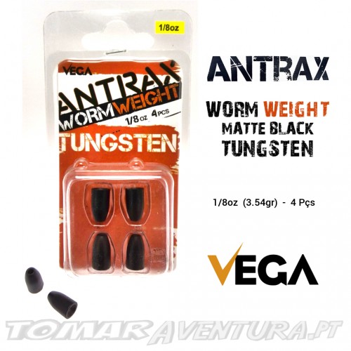 Vega Antrax Worm Weight Tungsten