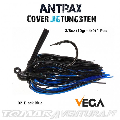 Vega Antrax Cover Jig Tungsten 3/8oz