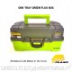 Caixa Plano One Tray Green Fluo Tackle Box