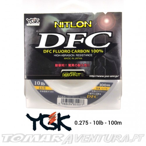 YGK Nitlon DFC 100% Fluorocarbon 100% 100m