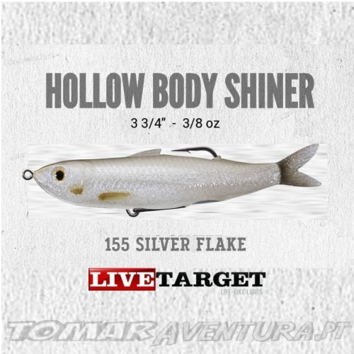 LiveTarget Hollow Body Shiner 90mm