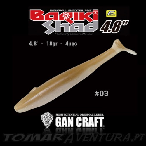 Gan Craft Bariki Shad 4.8&quot;