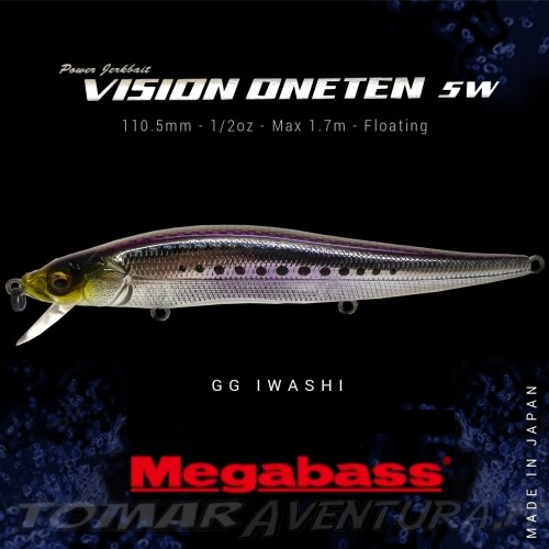 Jerkbait Megabass Vision Oneten SW 110.5