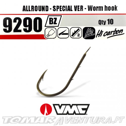 VMC 9290 Special Worm Hook BZ
