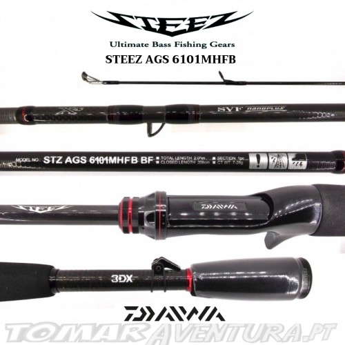 Cana Baitcasting Daiwa Steez AGS 6101MHFB