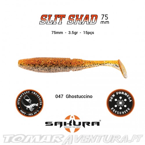 Sakura Slit Shad 75mm