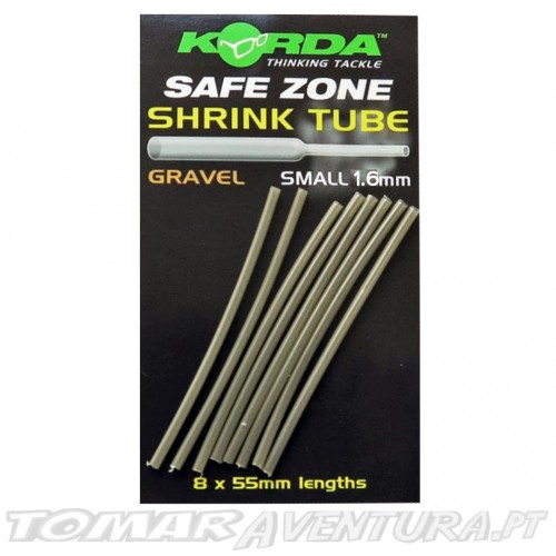 KORDA SHRINK TUBE IN GRAVEL MEDIUM 8 x 55mm LENGTHS 1.6mm FOR CARP FISHING 