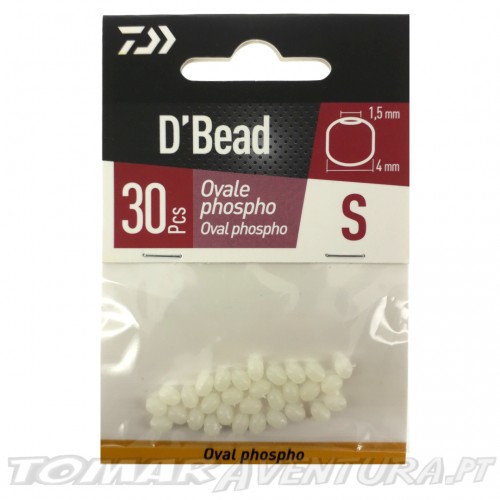 Missangas Daiwa D´Bead Ovale Phospho S