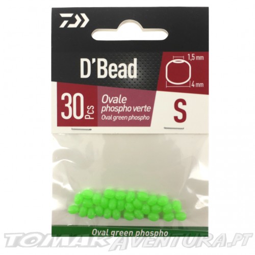 Missangas Daiwa D´Bead Ovale Phospho S
