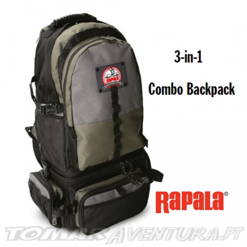 Mochila Rapala 3 IN 1 Combo Back Pack