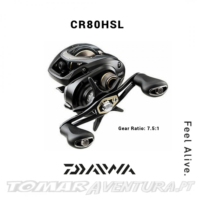 Carreto Baitcasting Daiwa CR 80 HSL