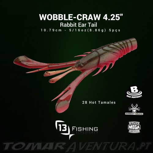 13 Fishing Wobble-Craw 4.25"