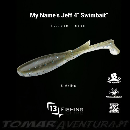 13 Fishing My Name's Jeff Swimbait 4"