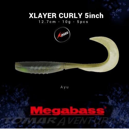 Megabass Xlayer Curly 5inch