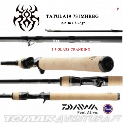 Cana Baitcasting Daiwa Tatula 19 7´3 Glass Cranking 731MHRB-G