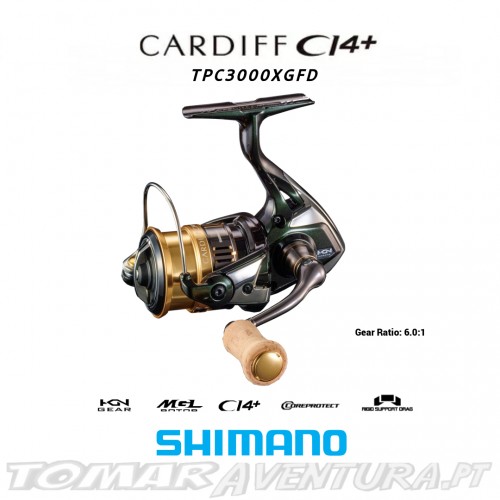 Carreto Spinning Shimano Cardiff C3000MHG