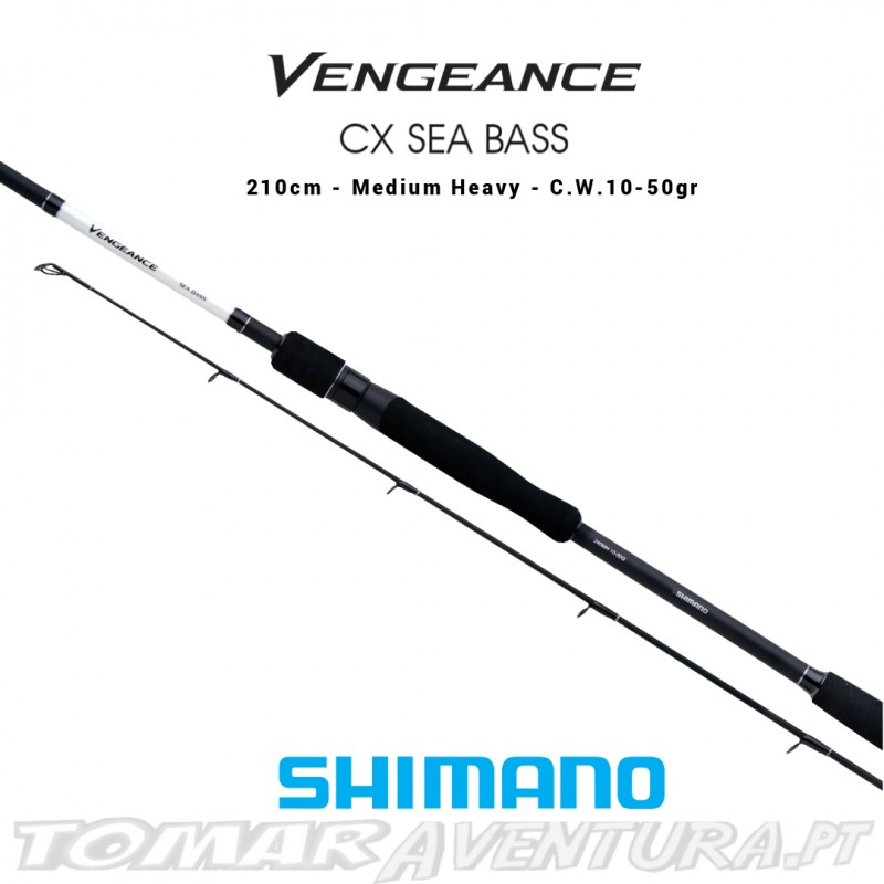 Cana Spinning Shimano Vengeance CX Sea Bass 210MH (2pçs)