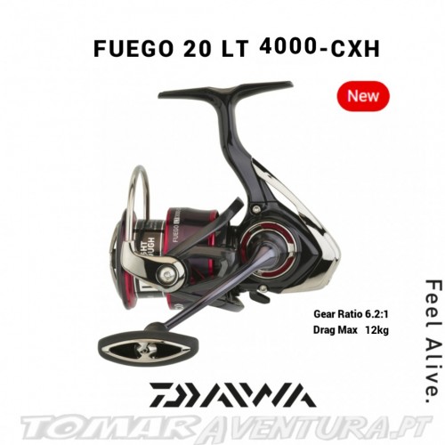 Carreto Spinning Daiwa Fuego LT 2020 4000-CXH