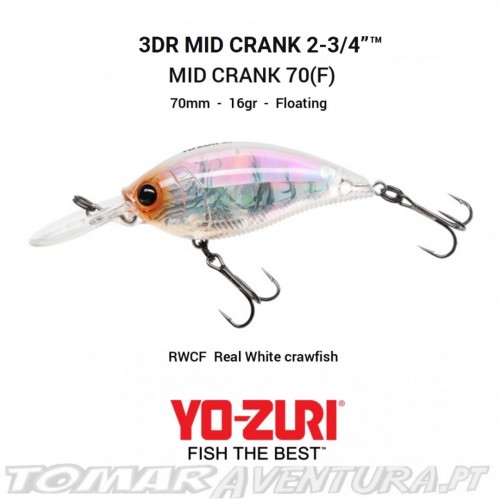 Yo-Zuri 3DR Mid Crank 70 (F)