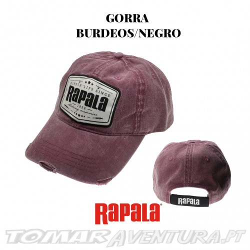 Chapeu Rapala Gorro Burdeos/Negro