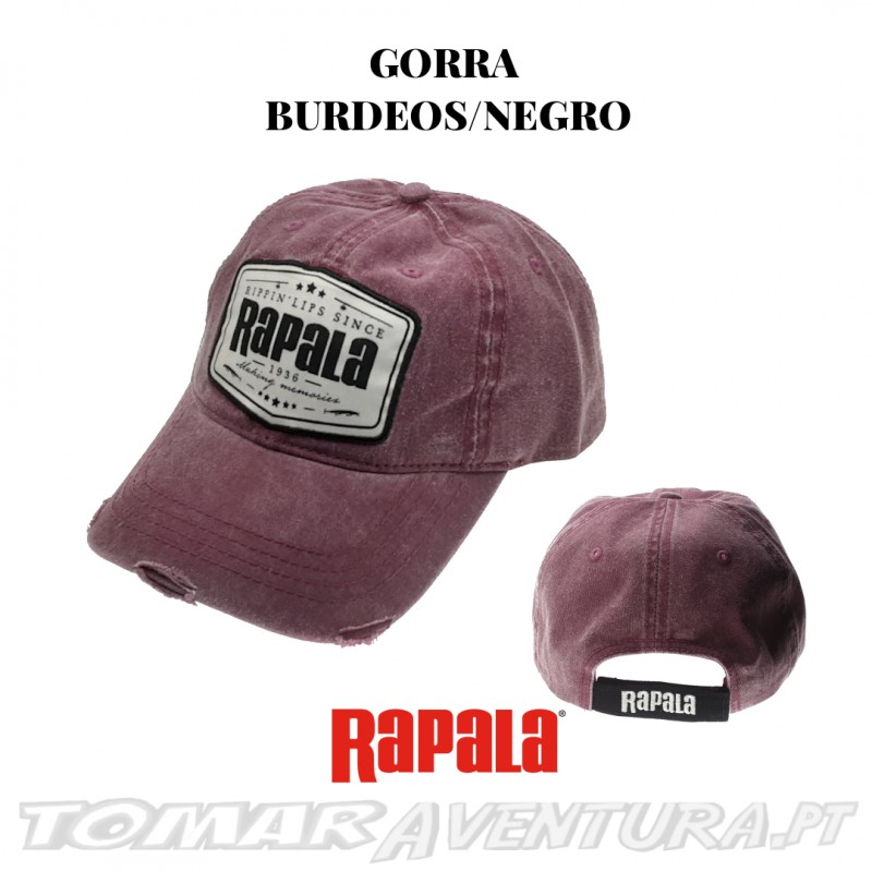 Chapeu Rapala Gorro Burdeos/Negro