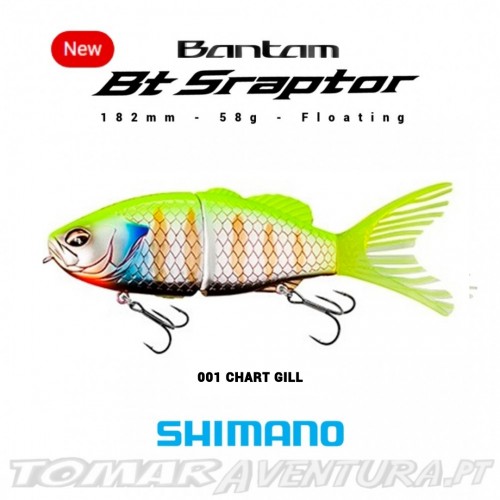 Swimbait Shimano Bantam BT Sraptor