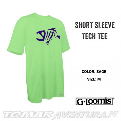 G-Loomis Short Sleeve T-Shirt Tech Tee - Sage
