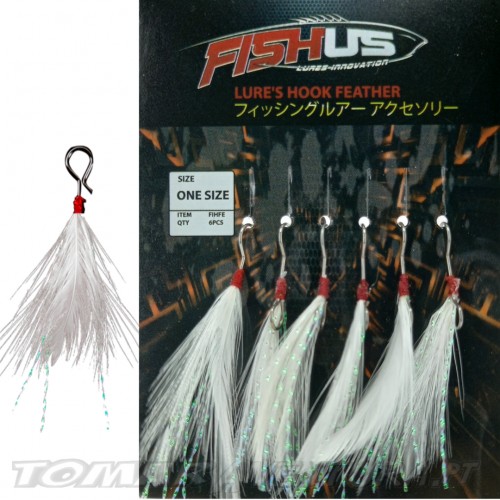 Fishus Lures Hook Feather
