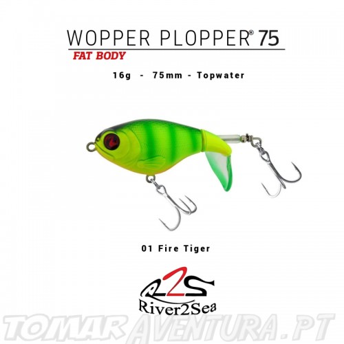 Amostra River2Sea Whopper Plopper 110 - TomarAventura