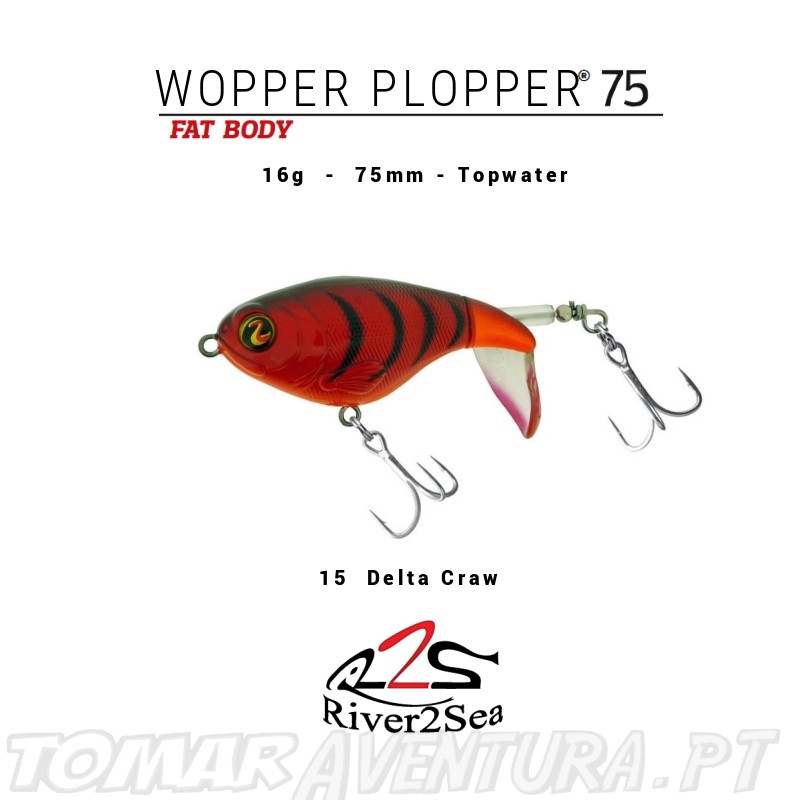 Amostra River2Sea Whopper Plopper 75 - TomarAventura