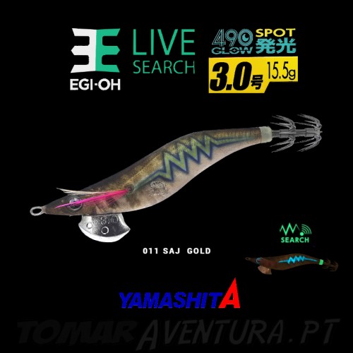Yamashita EGI-OH Q Live Searth 490 Glow 3.0