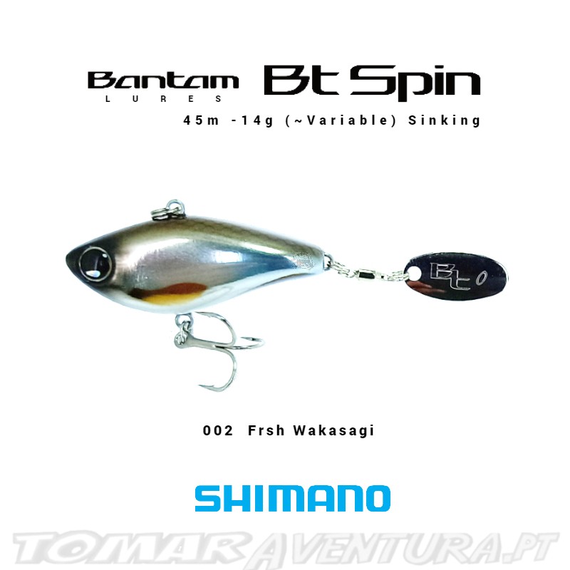 Leurre Shimano Bantam BT Spin 45 Mm - 18g, 12 Couleurs, Wobbler Pour Prédateurs, Pêche Eau Douce Et Mer