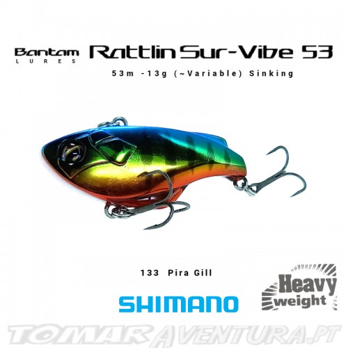 Shimano Bantam Rattlin Sur-Vibe 53mm