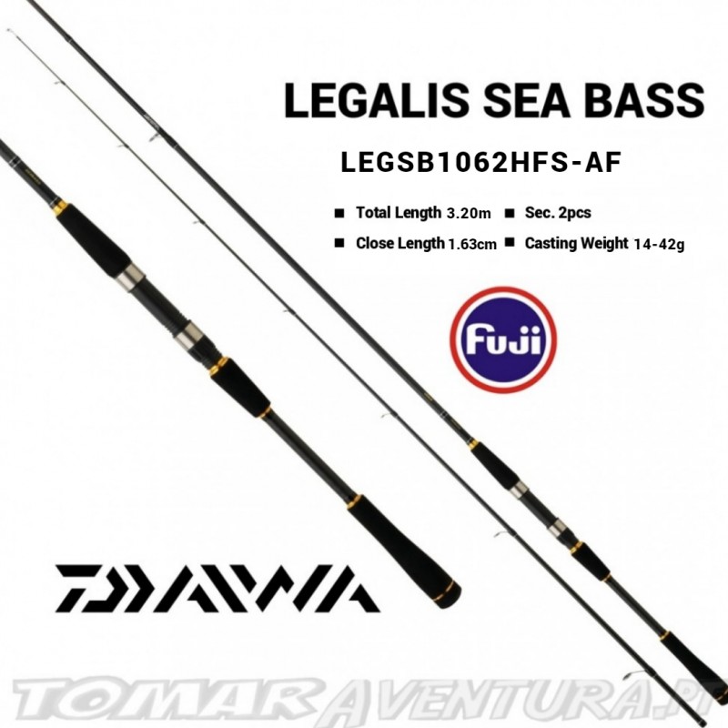 Cana Spinning Daiwa Legalis SeaBass 1062HFS