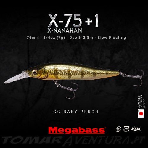 Megabass Nanahan X-75 +1