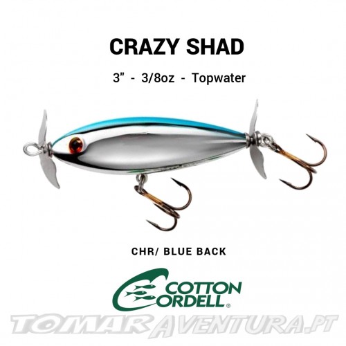 Cotton Cordell Crazy Shad Propbaits