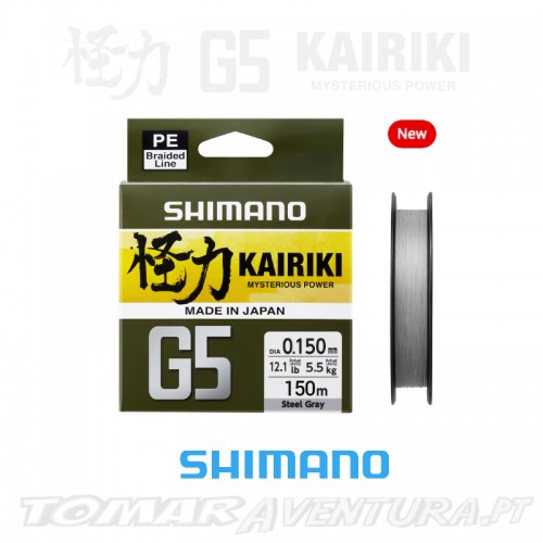 Shimano Kairiki G5 150m Steel Gray