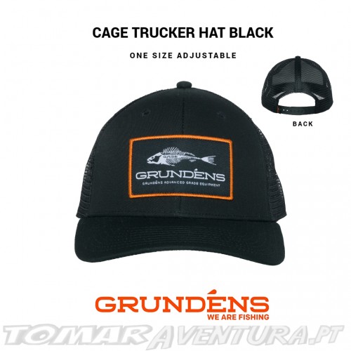 Grundéns Cage Trucker Hat Black