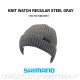 Gorro Shimano Knit Watch Steel Gray