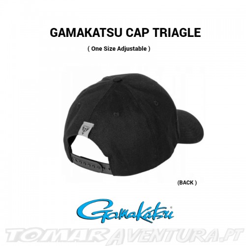 Chapeu Gamakatsu  Triangle Logo Cap  Black